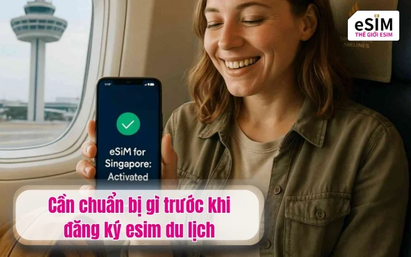 Cần chuẩn bị gì trước khi đăng ký esim du lịch