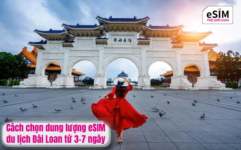 Cách chọn dung lượng esim du lịch đài loan từ 3-7 ngày