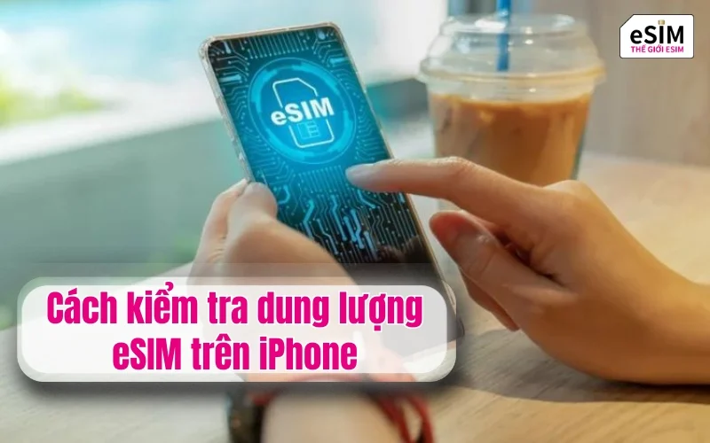 Cách kiểm tra dung lượng eSIM trên iPhone
