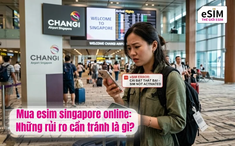 Mua esim singapore online: Những rủi ro cần tránh là gì?
