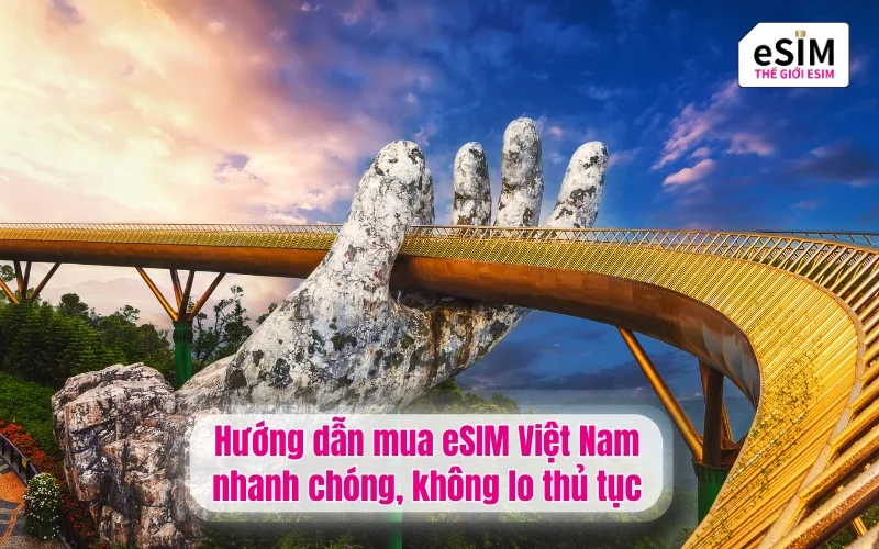 Hướng dẫn mua eSIM Việt Nam nhanh chóng, không lo thủ tục