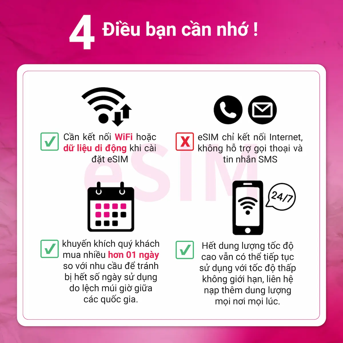 Hình 6 - eSIM eSIM Việt Nam | Vinaphone/ Viettel | 5G | Gói Data hằng ngày/ Tổng Data/ Không giới hạn Data | 01 - 30 ngày | Mã QR