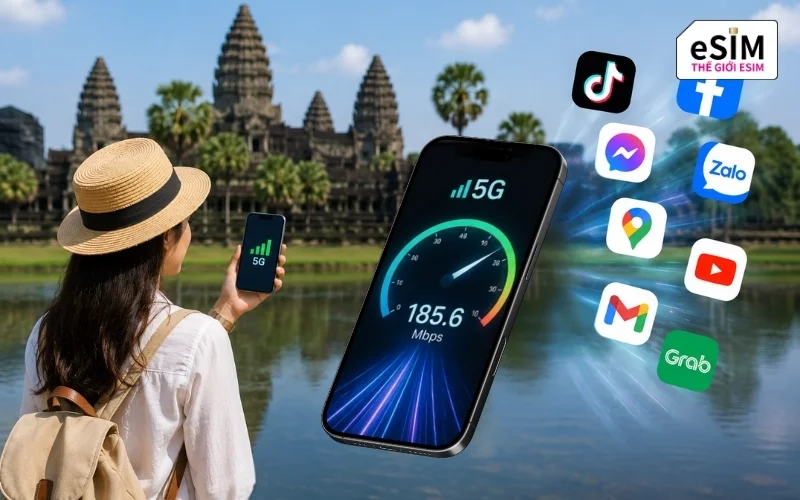 eSIM 5G hoạt động hiệu quả nhất tại các quốc gia có hạ tầng viễn thông phát triển.