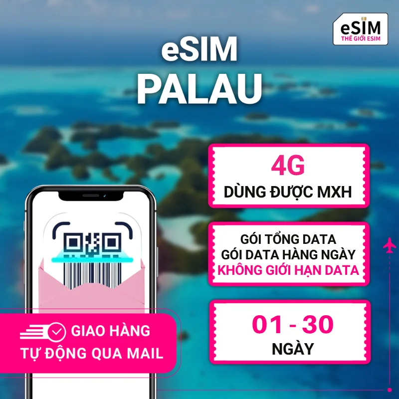 eSIM Du Lịch Palau
