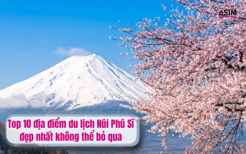 Top 10 địa điểm du lịch Núi Phú Sĩ đẹp nhất không thể bỏ qua