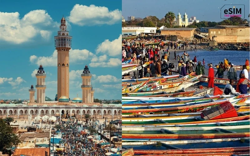 Khám phá Senegal không lo gián đoạn kết nối với eSIM Du Lịch Senegal, cài đặt nhanh bằng mã QR ngay trên thiết bị