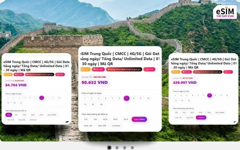 Thế Giới eSIM giúp bạn kết nối Internet thuận tiện, tra cứu lịch trình khi đi Trung Quốc bằng tàu hỏa