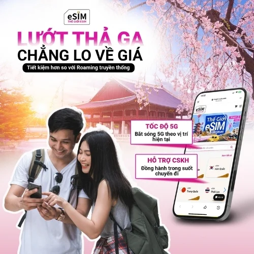 Thế Giới eSIM cung cấp eSIM quốc tế giá tốt, đa dạng gói cước, hỗ trợ tận tâm