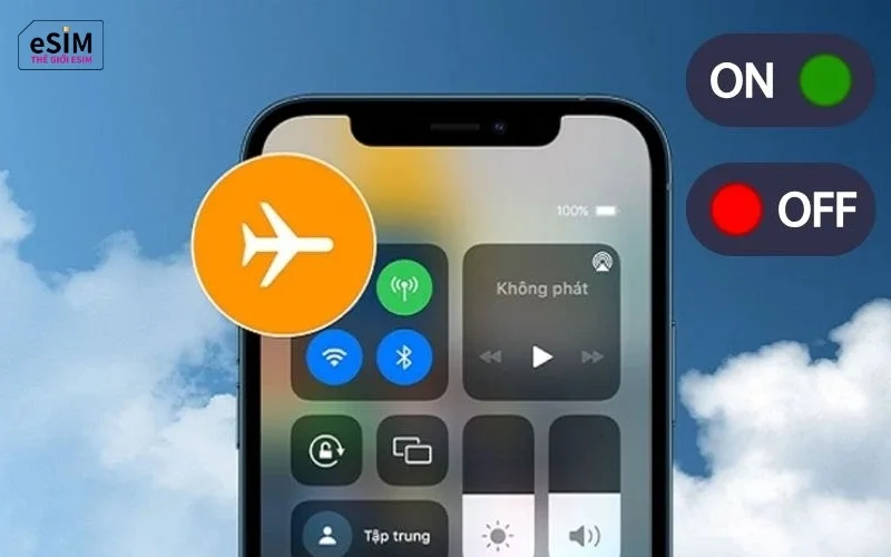 Thực hiện đúng từng bước giúp khôi phục kết nối nhanh chóng khi eSIM du lịch đột ngột chậm